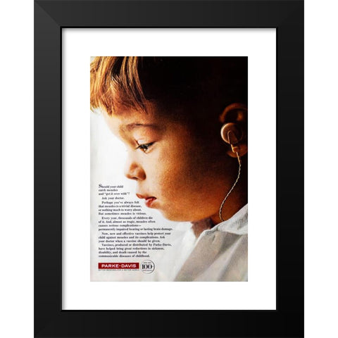 1960's Image Collection by ruelleruelle - Black Modern Wood Framed Art Print Titled: advert in a natgeo magazine September 1966