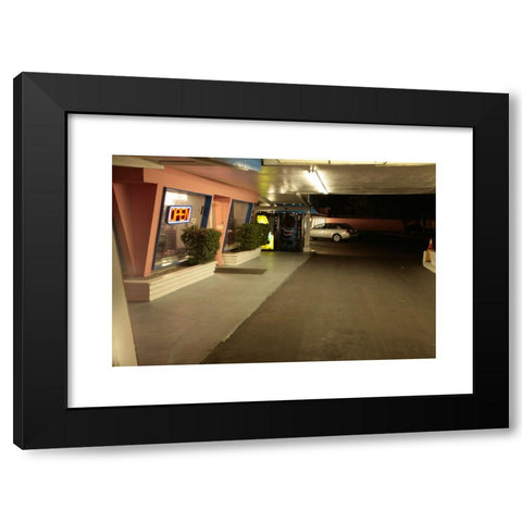 1960's Image Collection by 1 - Black Modern Wood Framed Art Print Titled: 1960's south strip motel las vegas, nevada