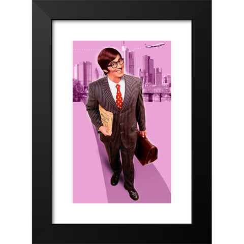 1960's Image Collection by marc Arundale - Black Modern Wood Framed Art Print Titled: Business Man 3