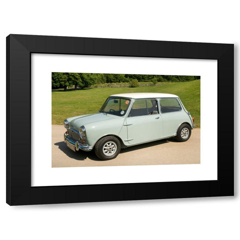 1960's Image Collection by Motoring Picture Library - Black Modern Wood Framed Art Print Titled: 1965 Mini Cooper S