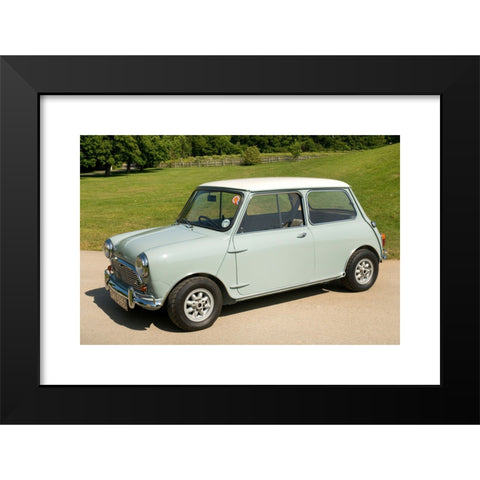 1960's Image Collection by Motoring Picture Library - Black Modern Wood Framed Art Print Titled: 1965 Mini Cooper S