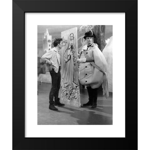 1960's Image Collection by INTERFOTO - Black Modern Wood Framed Art Print Titled: movie, 'Die Mohrin', DEU 1967, director: Werner DÃ¼ggelin, scene with: Peter Brogle, NIP, Third-Party-Permissions-Neccessary