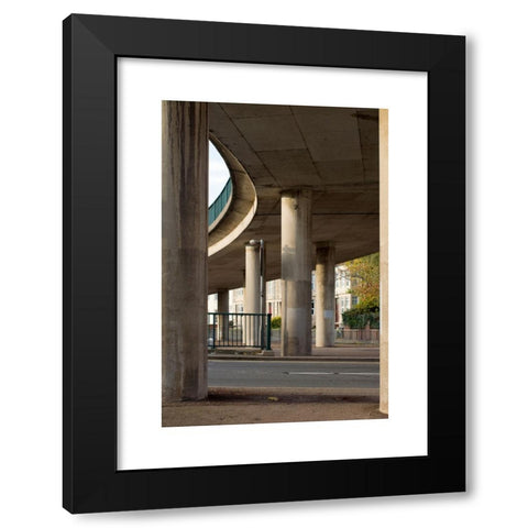 1960's Image Collection by Mr Standfast - Black Modern Wood Framed Art Print Titled: 1960's architecture inCumberland Basin Bristol England UK