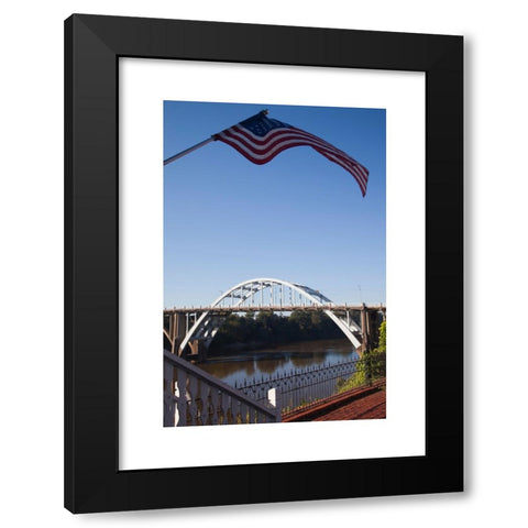 1960's Image Collection by Jon Arnold Images Ltd - Black Modern Wood Framed Art Print Titled: USA Alabama, Selma, Edmund Pettus Bridge, site of beginning of the Selma March during the African-American Civil Rights struggle