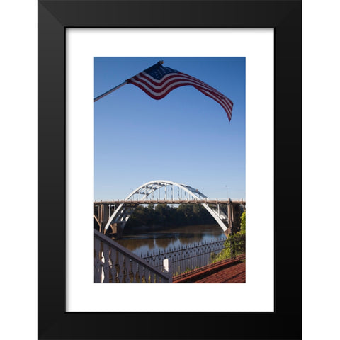 1960's Image Collection by Jon Arnold Images Ltd - Black Modern Wood Framed Art Print Titled: USA Alabama, Selma, Edmund Pettus Bridge, site of beginning of the Selma March during the African-American Civil Rights struggle