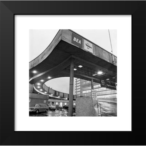 1960's Image Collection by Heritage Image Partnership Ltd - Black Modern Wood Framed Art Print Titled: BEA Air Terminal, Cromwell Road, London, 1960-1972. Artist: John Gay