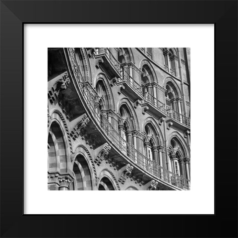 1960's Image Collection by Heritage Image Partnership Ltd - Black Modern Wood Framed Art Print Titled: St Pancras Hotel, London, 1960-1972. Artist: John Gay