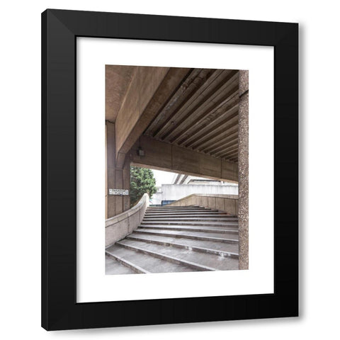 1960's Image Collection by paul weston - Black Modern Wood Framed Art Print Titled: Paradise Place leading Paradise Forum and the old Birmingham Central Library, (now demolished 2016) Birmingham, England, UK
