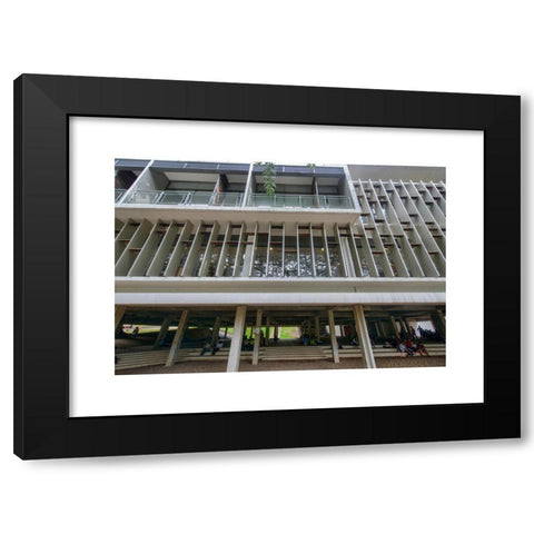 1960's Image Collection by dave stamboulis - Black Modern Wood Framed Art Print Titled: Royal University of Phnom Penh, part of the New Khmer Architecture movement of the 1960's, Phnom Penh, Cambodia