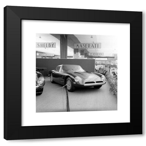 1960's Image Collection by GP Library Limited - Black Modern Wood Framed Art Print Titled: Iso Rivolta at Turin Salone
