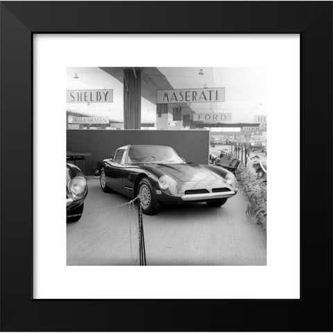 1960's Image Collection by GP Library Limited - Black Modern Wood Framed Art Print Titled: Iso Rivolta at Turin Salone