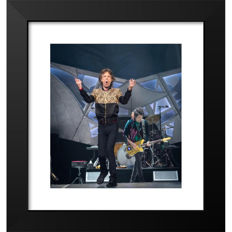 1960's Image Collection by MediaPunch Inc - Black Modern Wood Framed Art Print Titled: Las Vegas, NV, USA. 22nd Oct, 2016. The Rolling Stones perform at T-Mobile Arena in Las vegas, NV on October 22, 2016. Â© Erik Kabik Photography/Media Pu