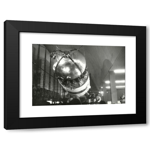 1960's Image Collection by colaimages - Black Modern Wood Framed Art Print Titled: Russian satellite of the first generation, USSR