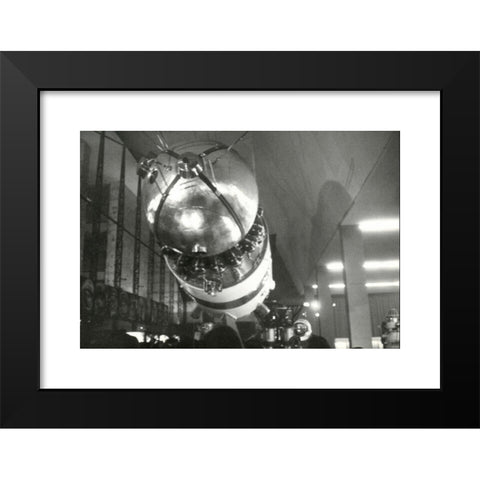 1960's Image Collection by colaimages - Black Modern Wood Framed Art Print Titled: Russian satellite of the first generation, USSR