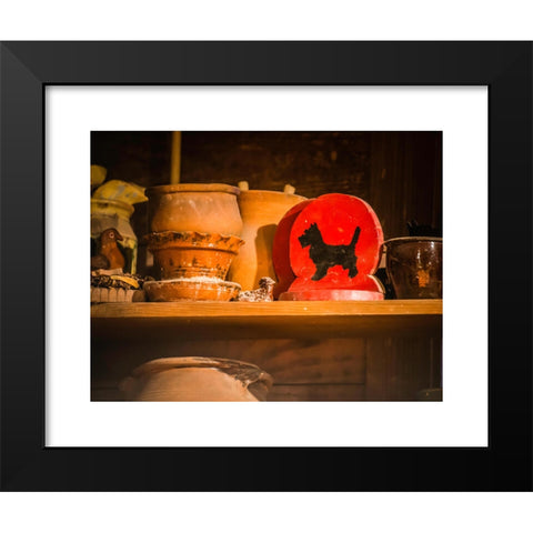 1960's Image Collection by TOLBERT PHOTO - Black Modern Wood Framed Art Print Titled: Ned and Gwen Foltz's Pennsylvania redware pottery began to be seen around Lancaster County in the 1960's. Traditional 200 year old methods,