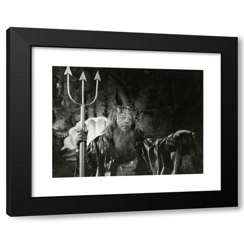 1960's Image Collection by colaimages - Black Modern Wood Framed Art Print Titled: Scene from Italian peplum B movie 1960s