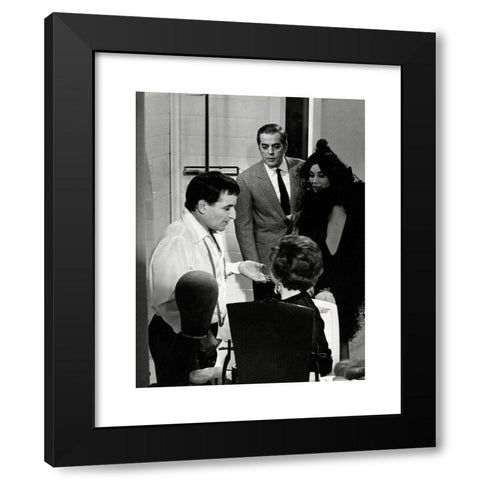 1960's Image Collection by colaimages - Black Modern Wood Framed Art Print Titled: Movie still from the filming of Juliet of the Spirits, Italy 1965