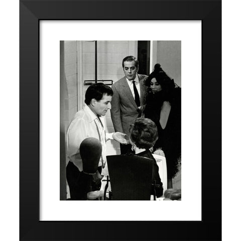 1960's Image Collection by colaimages - Black Modern Wood Framed Art Print Titled: Movie still from the filming of Juliet of the Spirits, Italy 1965