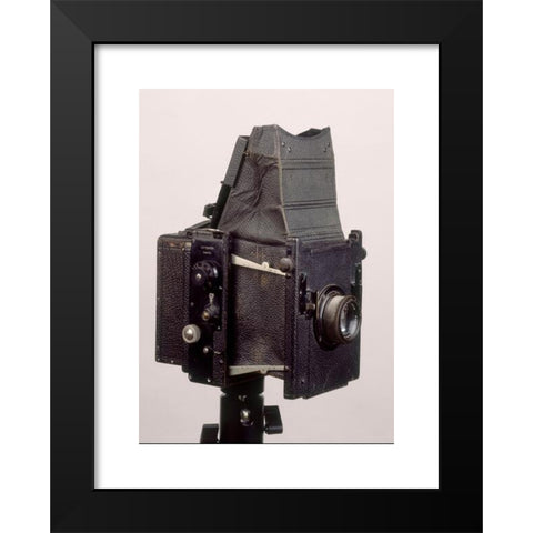 1960's Image Collection by Album - Black Modern Wood Framed Art Print Titled: CAMARA FOTOGRAFICA ANTIGUA CURT BENTZIN. Location: PRIVATE COLLECTION. MADRID. SPAIN.