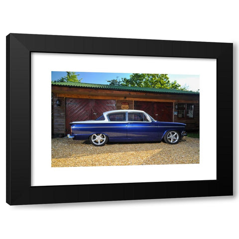 1960's Image Collection by Matthew Richardson - Black Modern Wood Framed Art Print Titled: '60s Humber Sceptre coupe, lightly customised classic British car