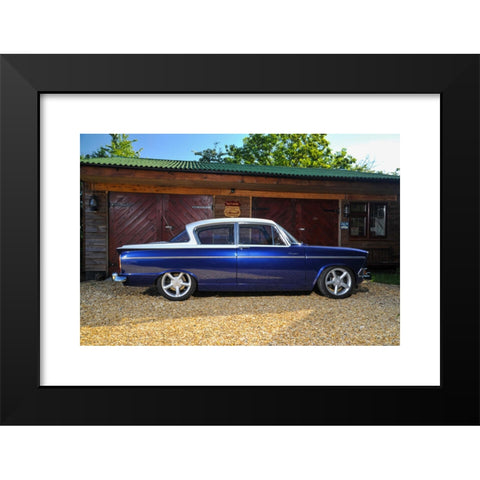 1960's Image Collection by Matthew Richardson - Black Modern Wood Framed Art Print Titled: '60s Humber Sceptre coupe, lightly customised classic British car