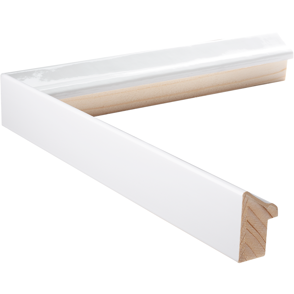 Patent Slant Dove 7/8" Custom Wood Frame Made to Your Measurements