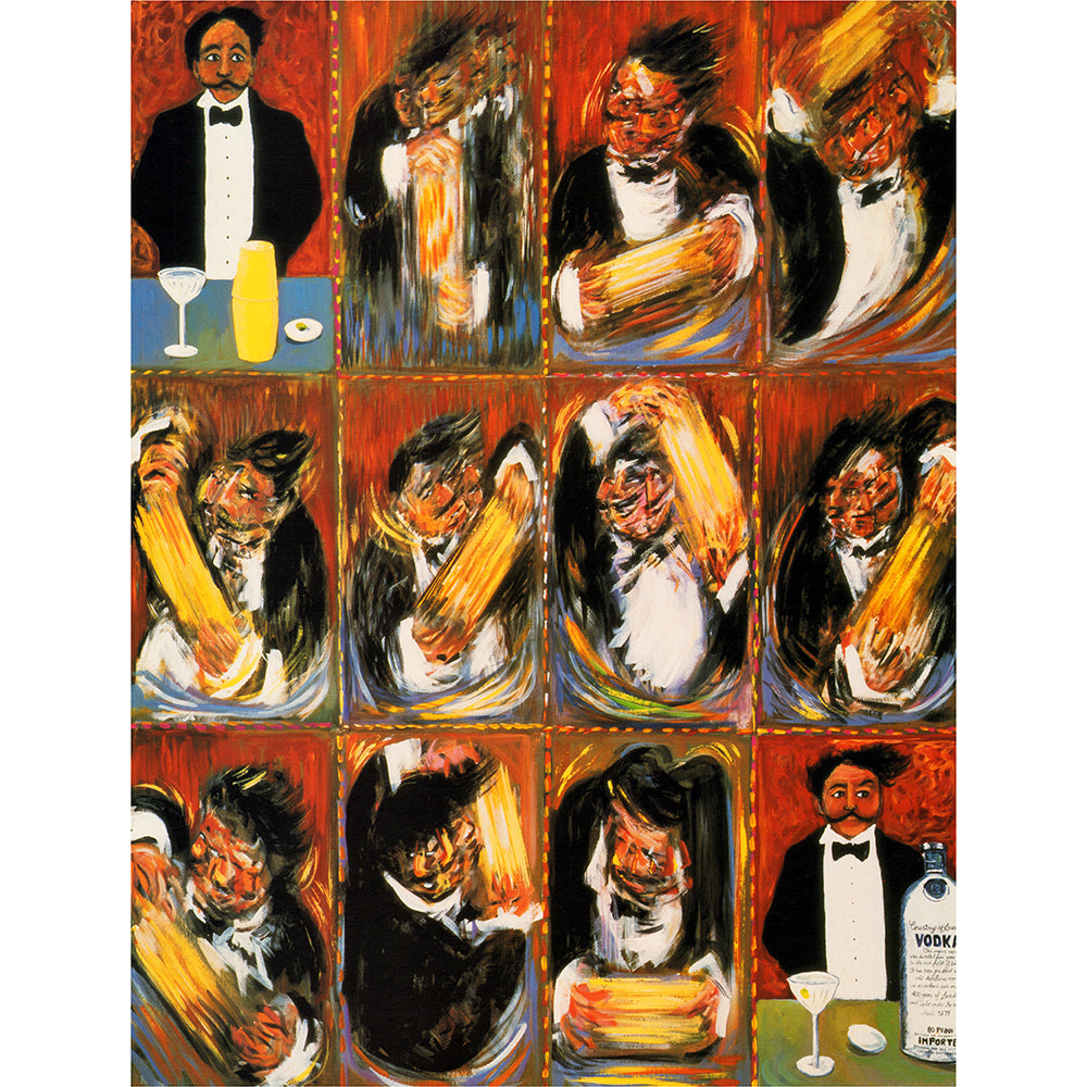 Martini Yes 20x24 Black Wood Framed Art Poster Print by Guy Buffet