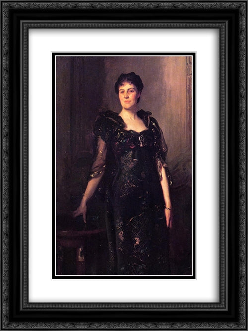 Mrs. Charles F. St. Clair Anstruther-Thompson, nee Agnes 18x24 Black Ornate Wood Framed Art Print Poster with Double Matting by Sargent, John Singer