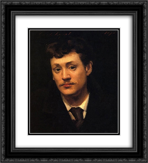 Frank O'Meara 20x22 Black Ornate Wood Framed Art Print Poster with Double Matting by Sargent, John Singer