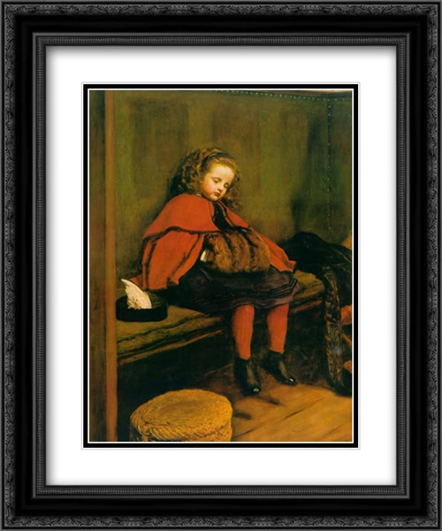 My Second Sermon 20x24 Black Ornate Wood Framed Art Print Poster with Double Matting by Tissot, James