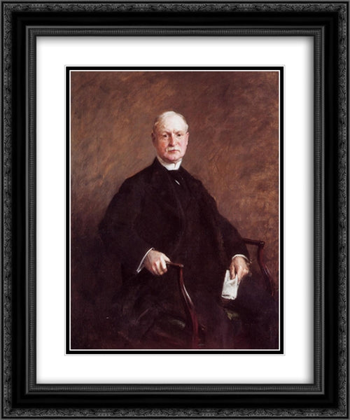 G. Colesberry Purves, Esq. 20x24 Black Ornate Wood Framed Art Print Poster with Double Matting by Chase, William Merritt