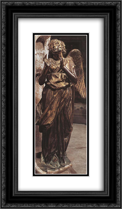 Hope 14x24 Black Ornate Wood Framed Art Print Poster with Double Matting by Donatello