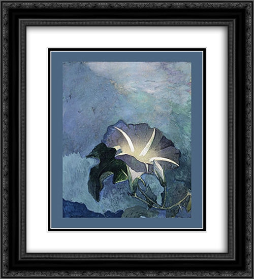 Nocturne 20x22 Black Ornate Wood Framed Art Print Poster with Double Matting by LaFarge, John