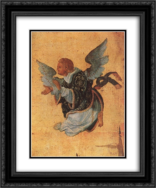 Christ On The Cross (detail) 20x24 Black Ornate Wood Framed Art Print Poster with Double Matting by van Alsloot, Denys