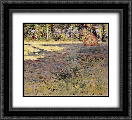 Afternoon Shadows 22x20 Black Ornate Wood Framed Art Print Poster with Double Matting by Robinson, Theodore