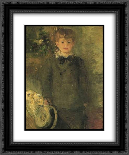 Marcel Gobillard 20x24 Black Ornate Wood Framed Art Print Poster with Double Matting by Morisot, Berthe
