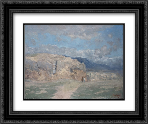 Supreme Court 24x20 Black Ornate Wood Framed Art Print Poster with Double Matting by Pantazis, Pericles