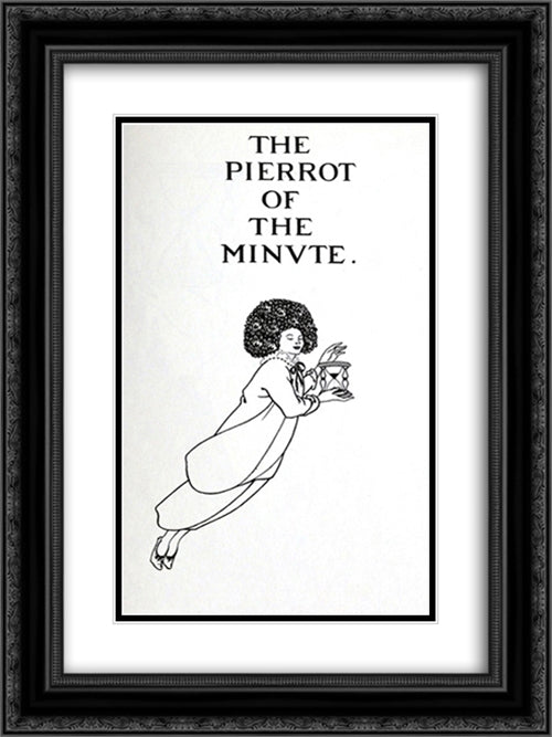 Front Cover 18x24 Black Ornate Wood Framed Art Print Poster with Double Matting by Beardsley, Aubrey