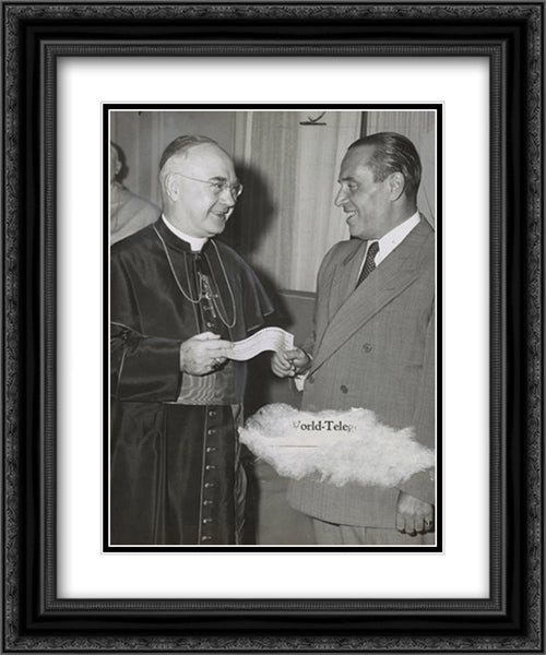Columbian Citizen Committee 20x24 Black Ornate Wood Framed Art Print Poster with Double Matting by Library of Congress