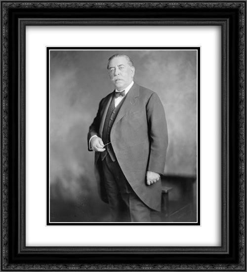 GOMEZ, JOSE MIGUEL. PRESIDENT 20x22 Black Ornate Wood Framed Art Print Poster with Double Matting by Library of Congress