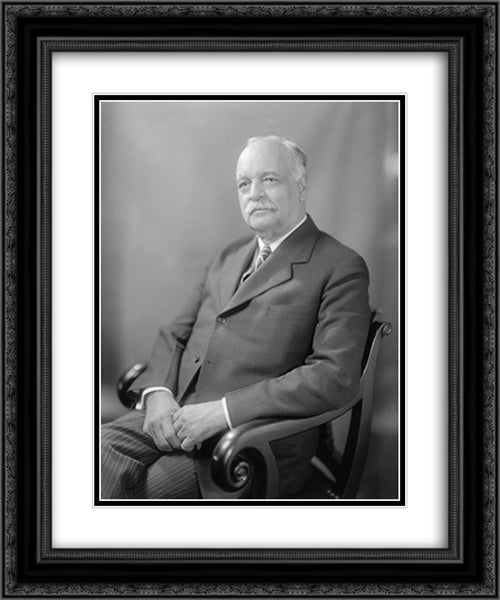 CURTIS, CHARLES. VICE PRESIDENT 20x24 Black Ornate Wood Framed Art Print Poster with Double Matting by Library of Congress