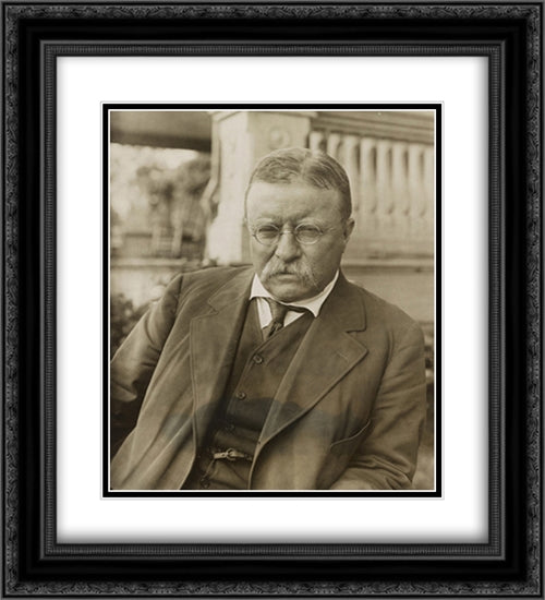 Roosevelt of to-day 20x22 Black Ornate Wood Framed Art Print Poster with Double Matting by Library of Congress