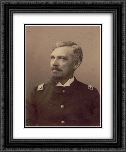 Brigadier General Scott Shipp, superintendent of Virginia Military Institute in uniform 20x24 Black Ornate Wood Framed Art Print Poster with Double Matting by Library of Congress