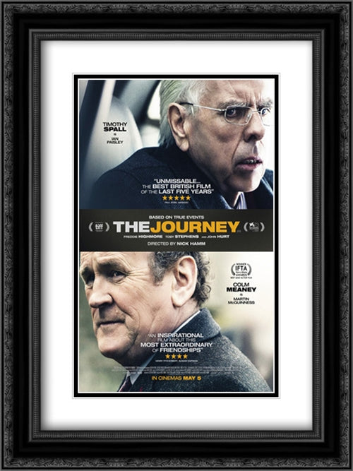 The Journey 18x24 Black Ornate Wood Framed Movie Poster with Double Matting