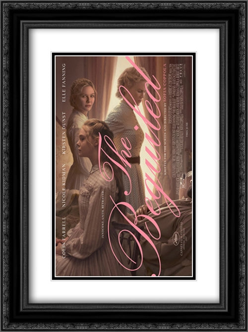 The Beguiled 18x24 Black Ornate Wood Framed Movie Poster with Double Matting