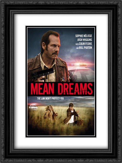 Mean Dreams 18x24 Black Ornate Wood Framed Movie Poster with Double Matting