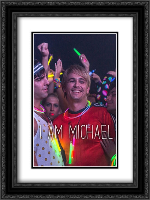 I am Michael 18x24 Black Ornate Wood Framed Movie Poster with Double Matting