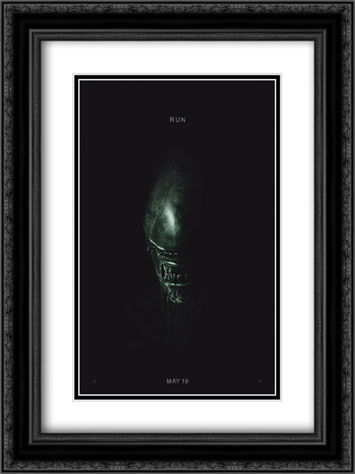 Alien: Covenant 18x24 Black Ornate Wood Framed Movie Poster with Double Matting