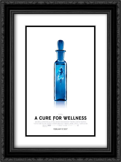 A Cure For Wellness 18x24 Black Ornate Wood Framed Movie Poster with Double Matting