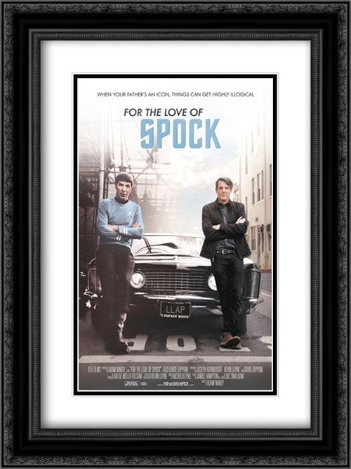 For The Love Of Spock 18x24 Black Ornate Wood Framed Movie Poster with Double Matting